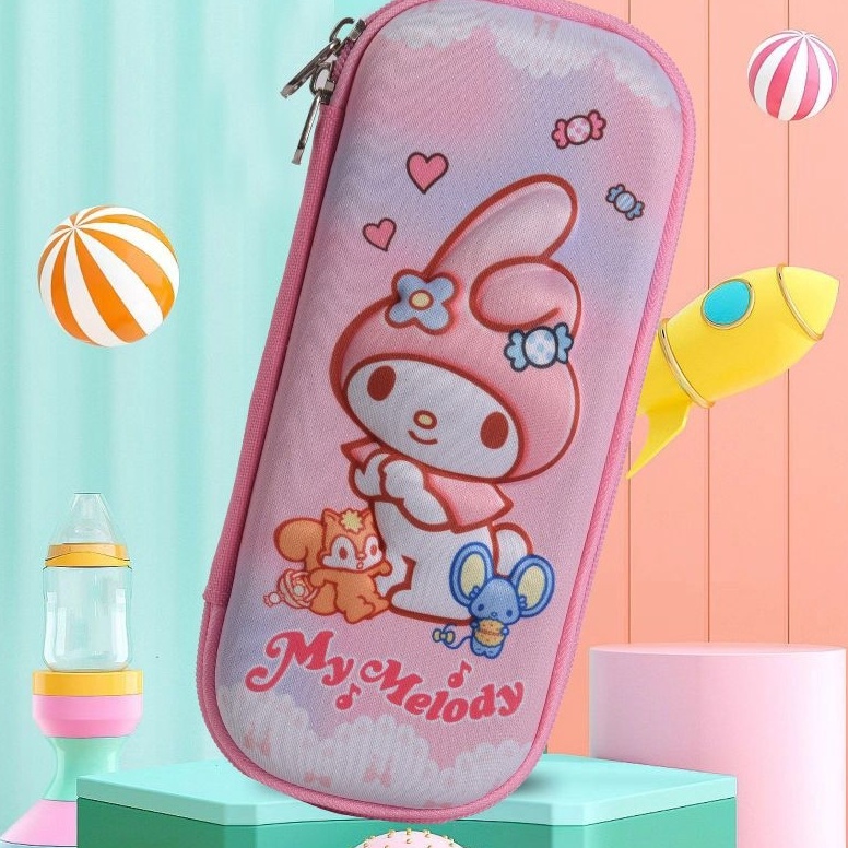 

KODE B52C Tempat Pensil Kotak Pensil Anak 3D Karakter Kuromi Cinamoroll Melody Pensil case Motif Sanrio