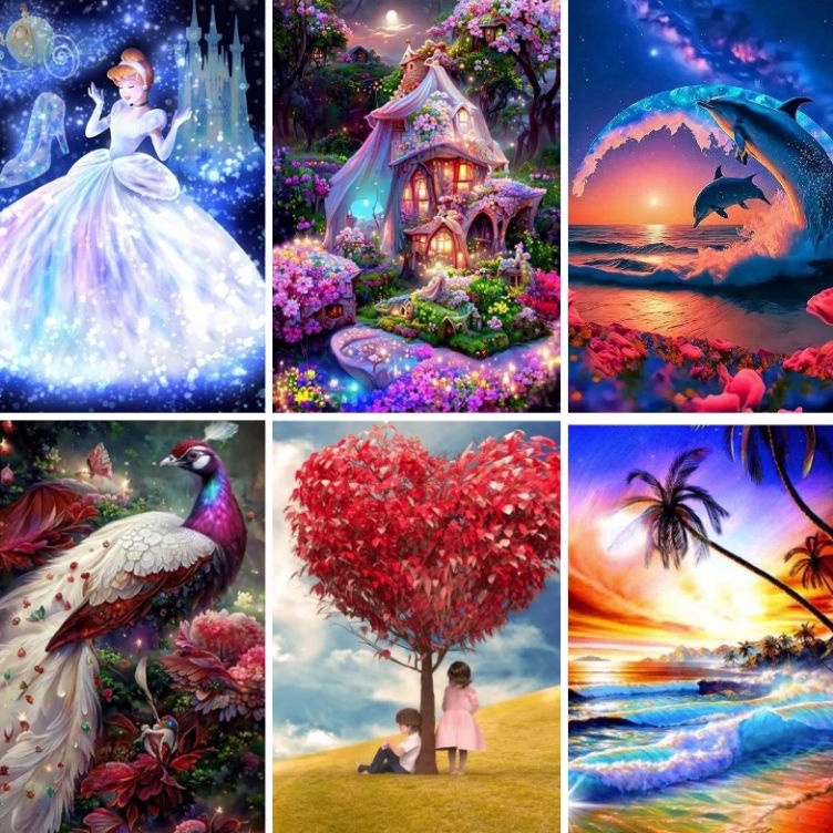 

5D Diamond Painting DIY Set Diamond Painting 3x4cm KODE P4K6