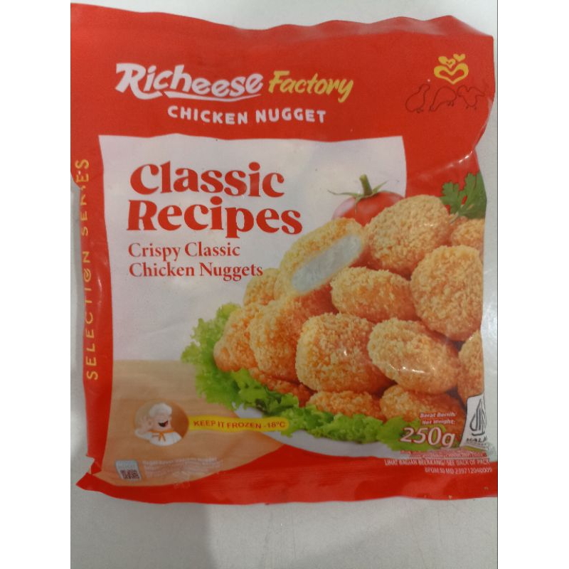 

Richeese Classic Recipes Chicken Naget-250gr