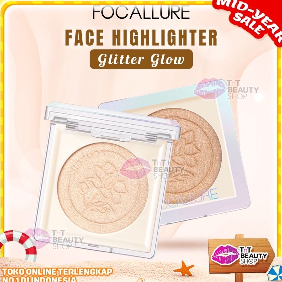 

KODE R7S FOCALLURE Face Highlighter Glitter Glow bedak JasmineMeetsRose FA 234 FA234