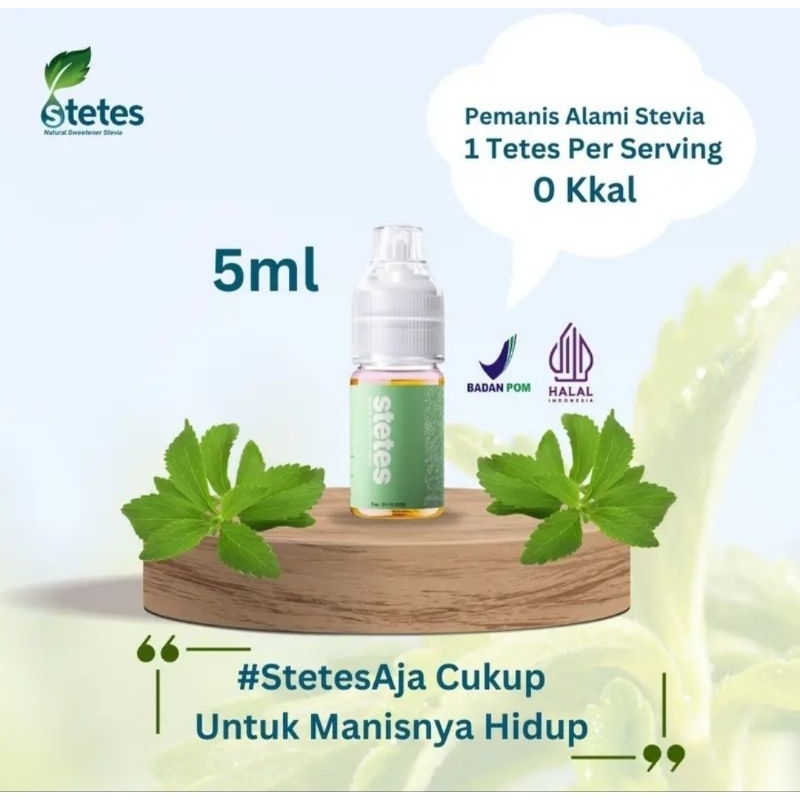 

Stetes STEVIA CAIR Pemanis alami 0 KALORI