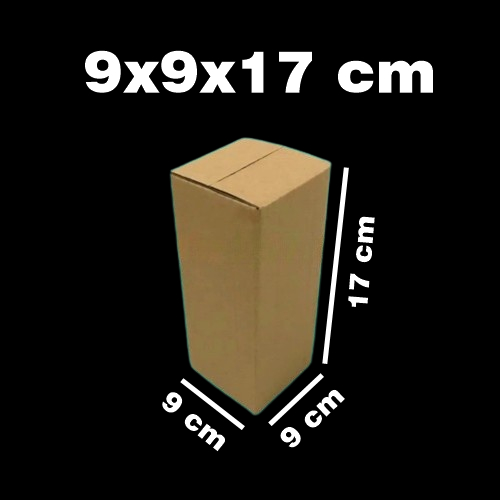 

TERMURAH kardus uk 9x9x17 cokelat polos