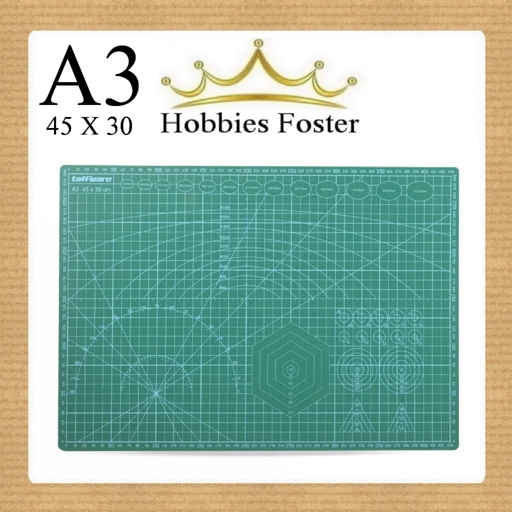 

Cutting Mat Matras Alas Potong Papan Kerja - Ukuran A3 / 45 x 30cm