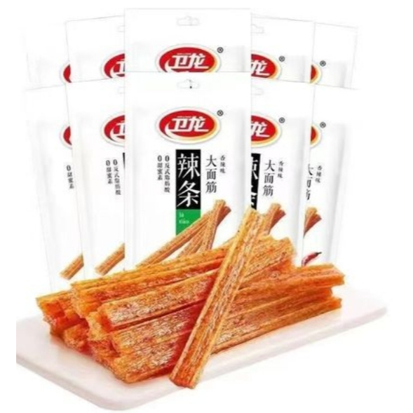 

卫龙辣条28克latiao weilong Makanan Ringan Simulasi 28 gram