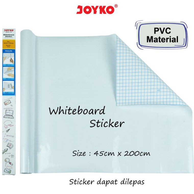 

KODE L44V Stiker Papan Tulis Putih Whiteboard Sticker Joyko WBSK15