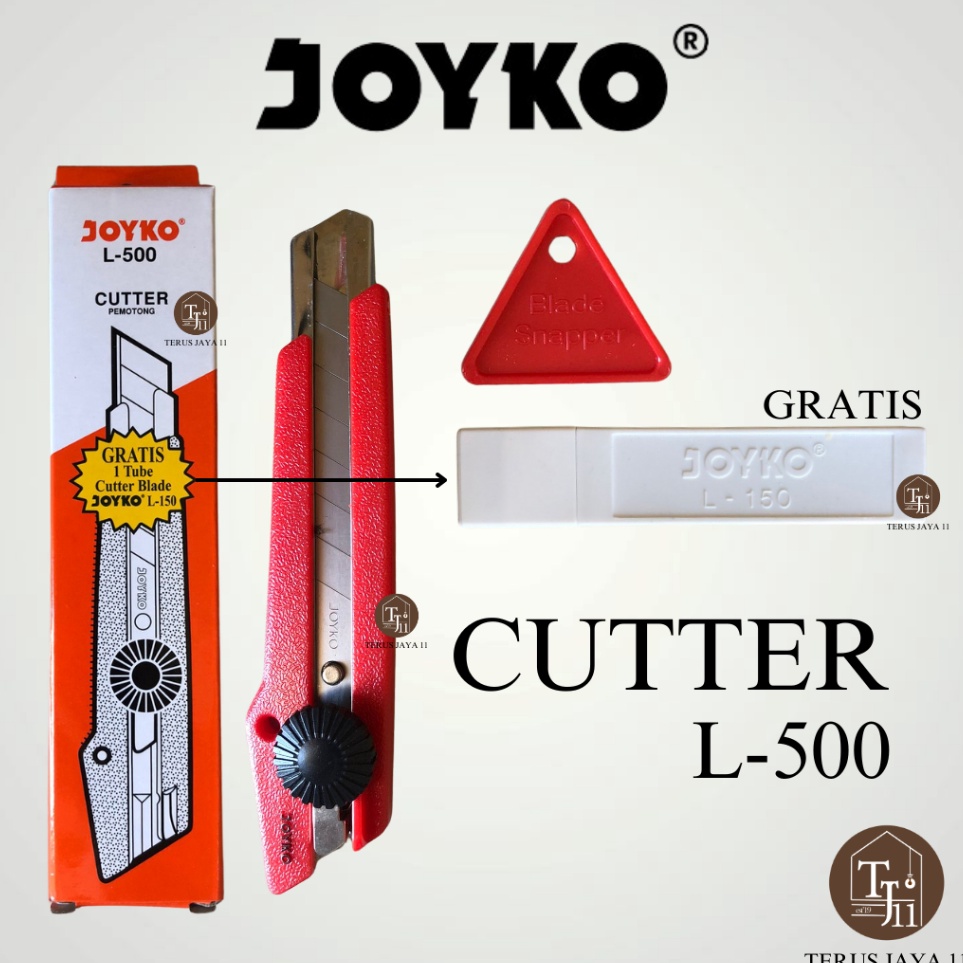 

KODE F34C JOYKO Cutter Besar L5 Kater Besar merk Original JOYKO L5 bonus Cutter Blade L15