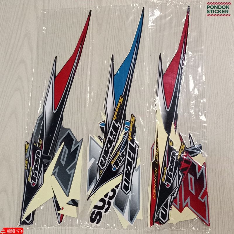 Striping sticker Suzuki Smash TITAN SR 2010 2011