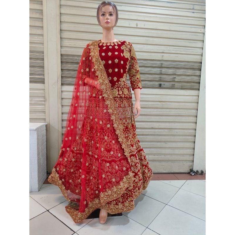 lehengga india bludru sarung pengantin india jodha akbar wedding kostum india lehenga lenggha mc pre