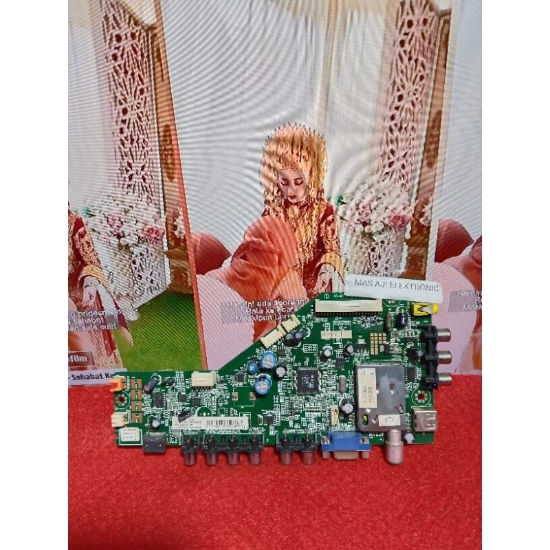 MAINBOARD TV LED POLYTRON PLD23D651 23D651 - MESIN TV POLYTRON PLD 23D651