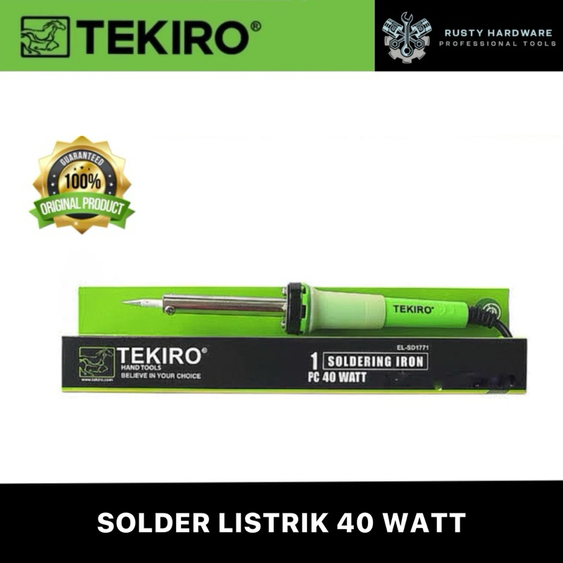 TEKIRO – SOLDER LISTRIK (SOLDERING 40 & 60 WATT). 100% ORIGINAL