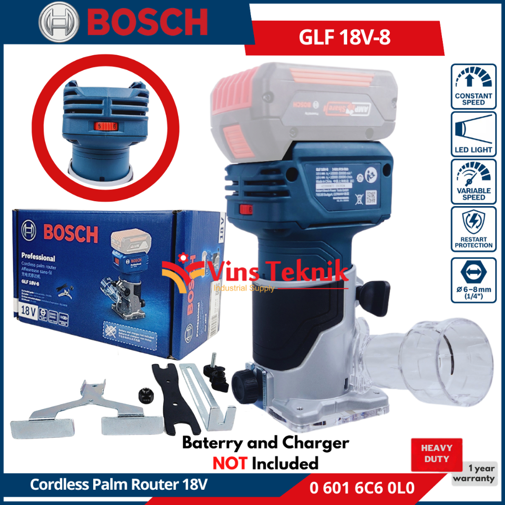 Mesin Router Profil Kayu Mesin Router Profil Kayu BOSCH GLF 18V-8 GLF 18V