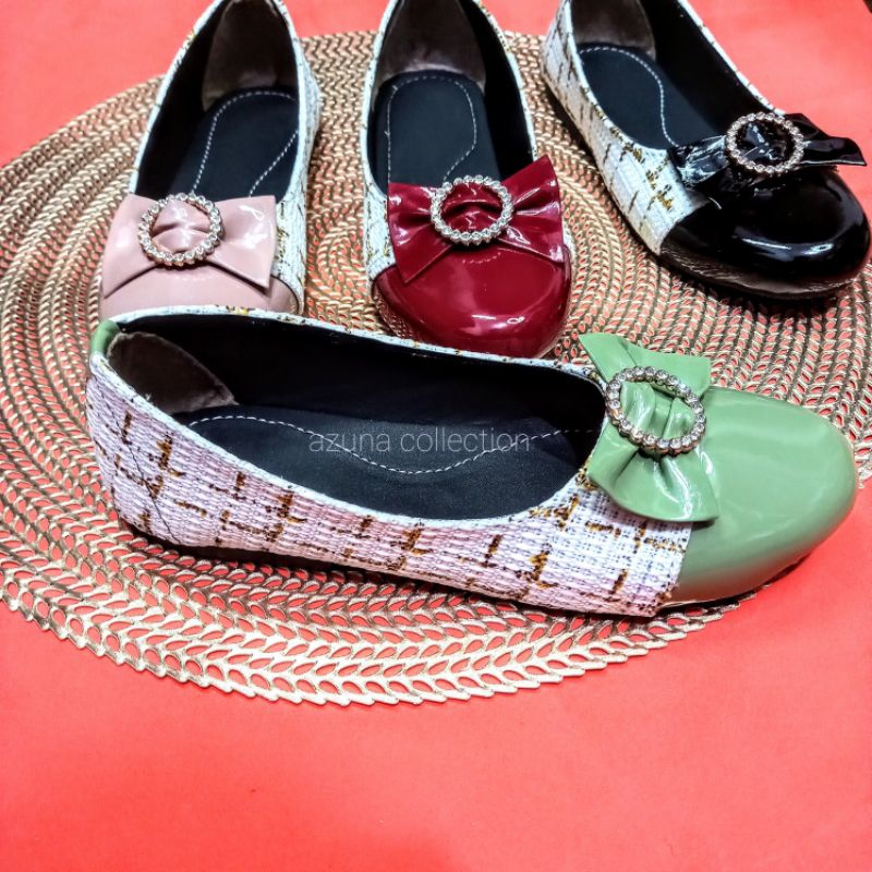 sepatu flat shoes anak permpuan || sepatu anak kekinian || flat shoes terbarru kb-02