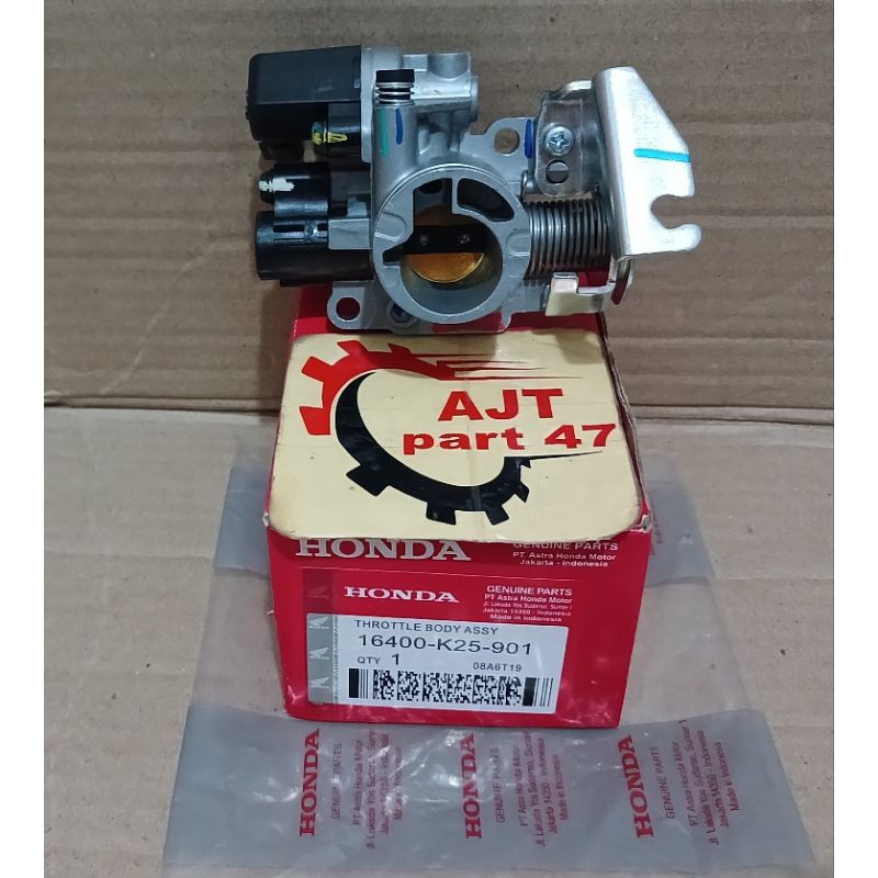 Throtol Trotol Throttle Throtle Body Assy Beat Fi Scoopy Fi Injeksi Stater Kasar (K25) Orginal