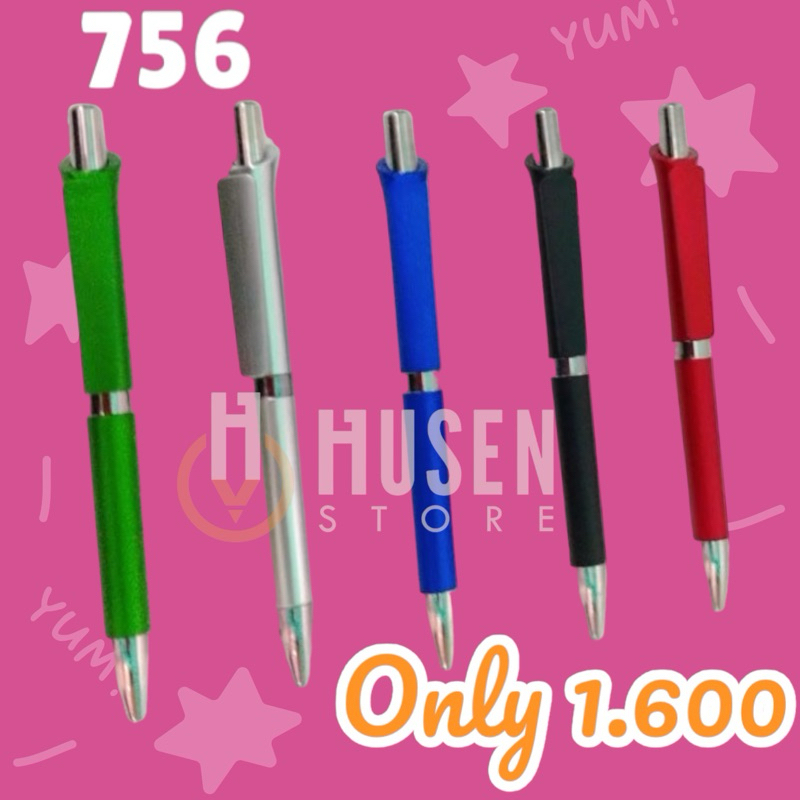 

[TERMURAH] Pulpen Ballpoint Pena 756 Souvernir