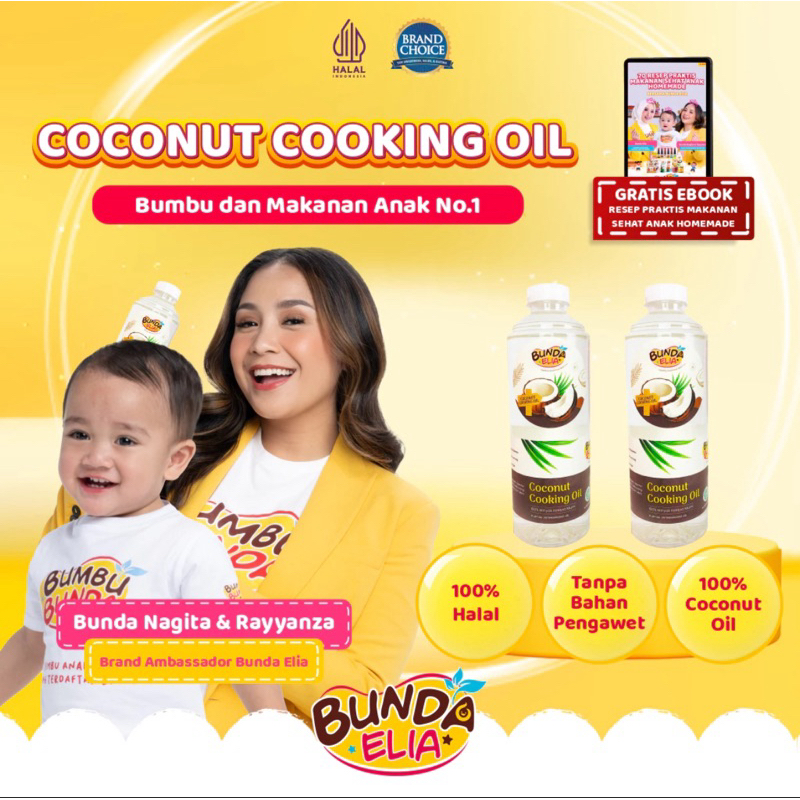 

Bumbu Bunda Elia Coconut Cooking Oil / Minyak MPASI / BB Booster MPASI / CCO / VCO / Lemak MPASI / Minyak Bayi