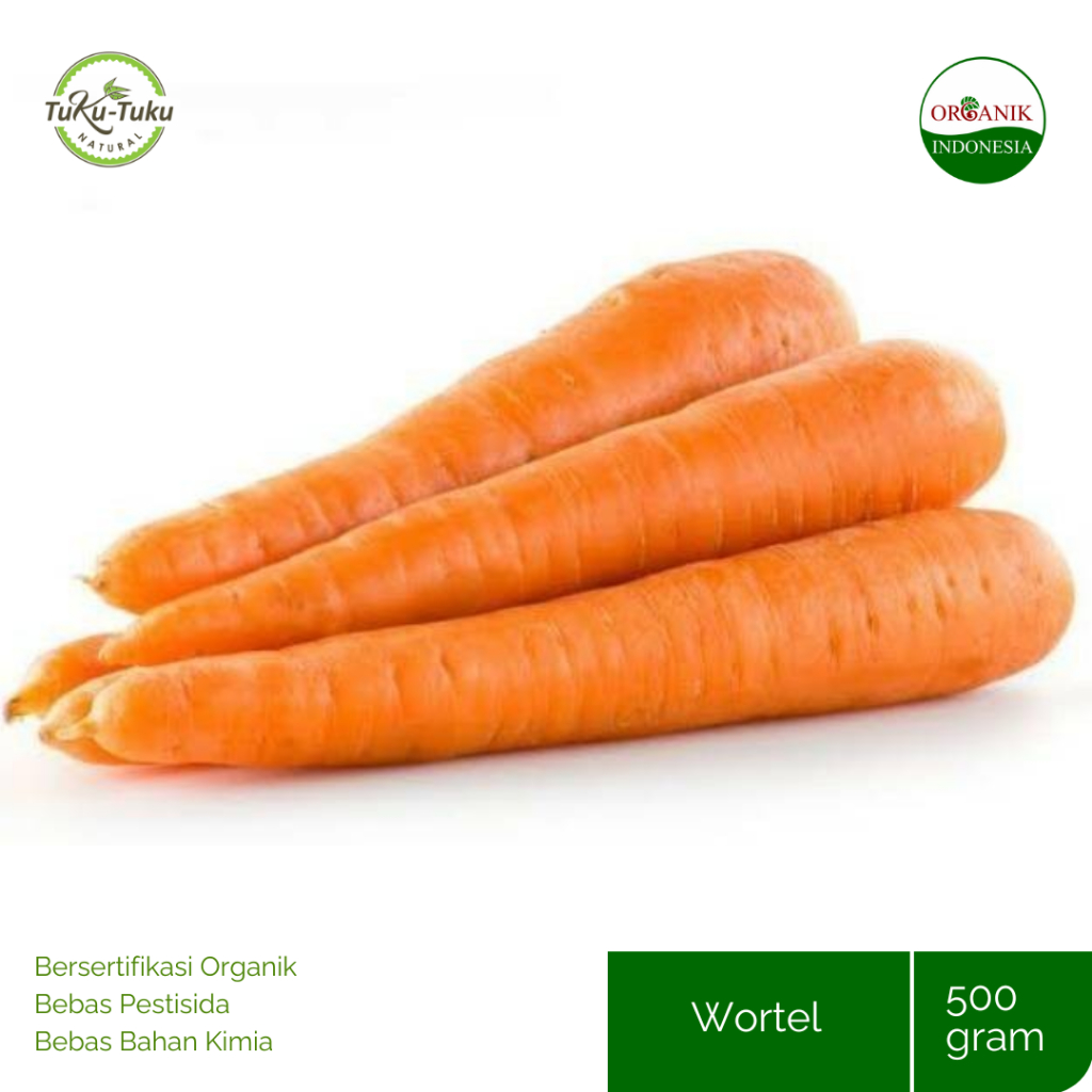 

WORTEL ORGANIK BSP FARM 500GR