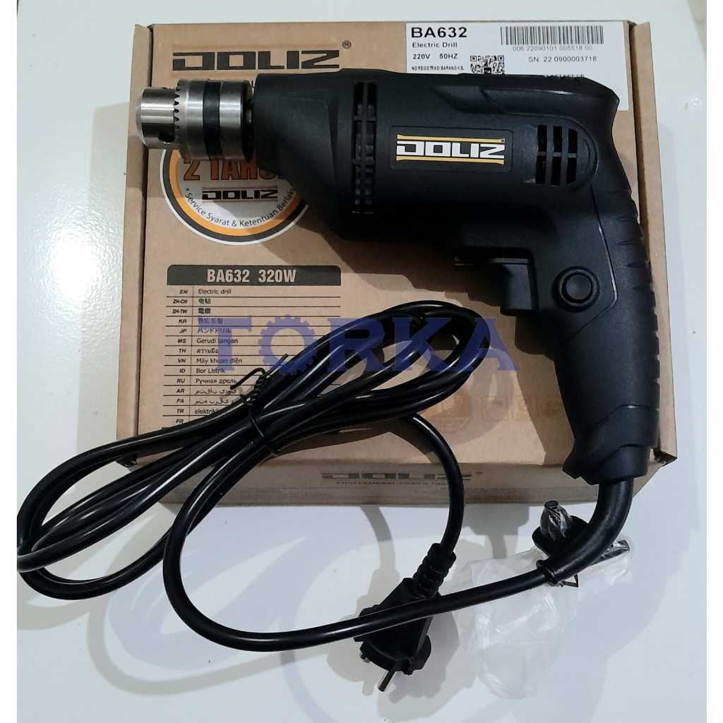 Bor Tangan 10mm DOLIZ BA632 Bor Tembok Beton
