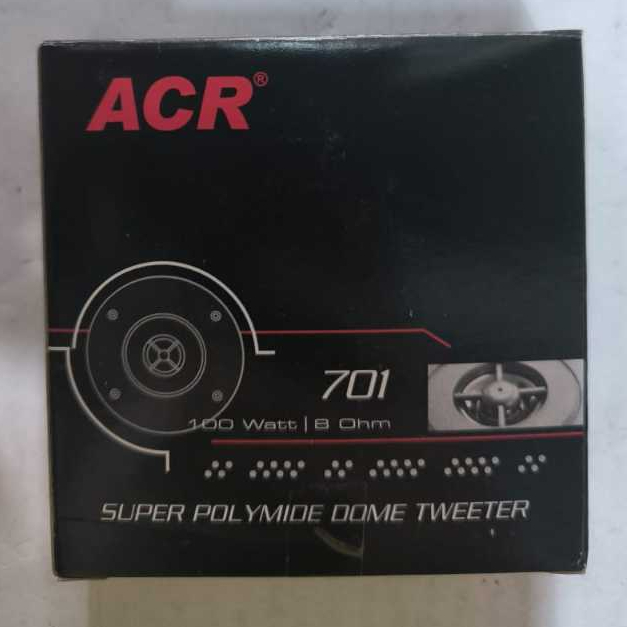 TWEETER ACR 701 / TWITTER MAGNET SUPER POLYMIDE DOME / TWITTER HI HIGH ACR 100W 8 OHM 701 ORIGINAL