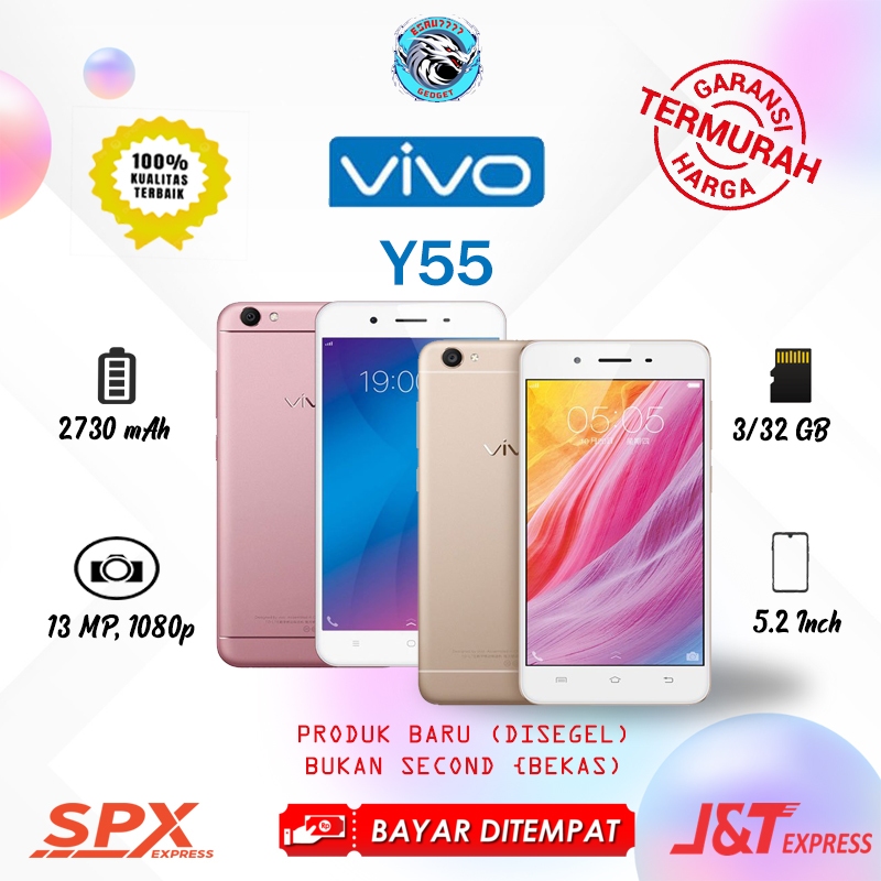 HP VIVO Y55 RAM 3/32GB 4G Smartphone Android GARANSI