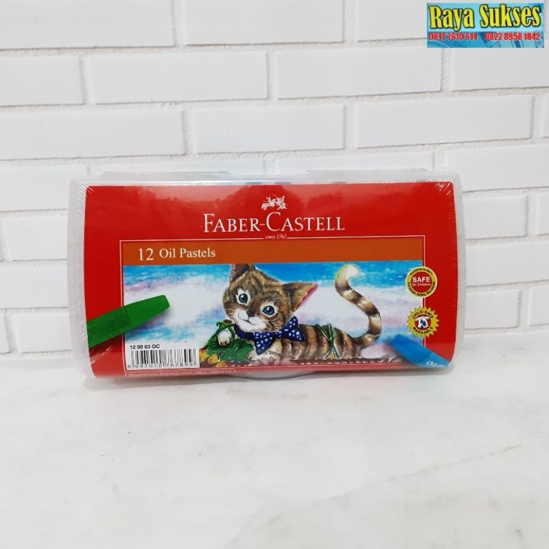 

Faber Castell Hexagonal Oil Pastel 12 Warna/Crayon Faber Castell/Krayon Faber Castell-Original