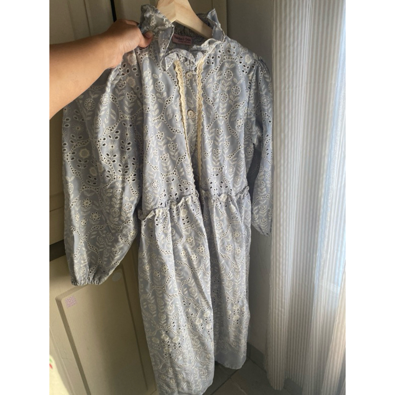 PRELOVED NEW harvest midi soft blue haidee & orlin KATBOL