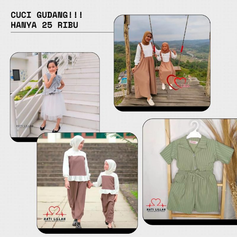 OBRAL  CUCI GUDANG GAMIS ANAK 25 RIBU