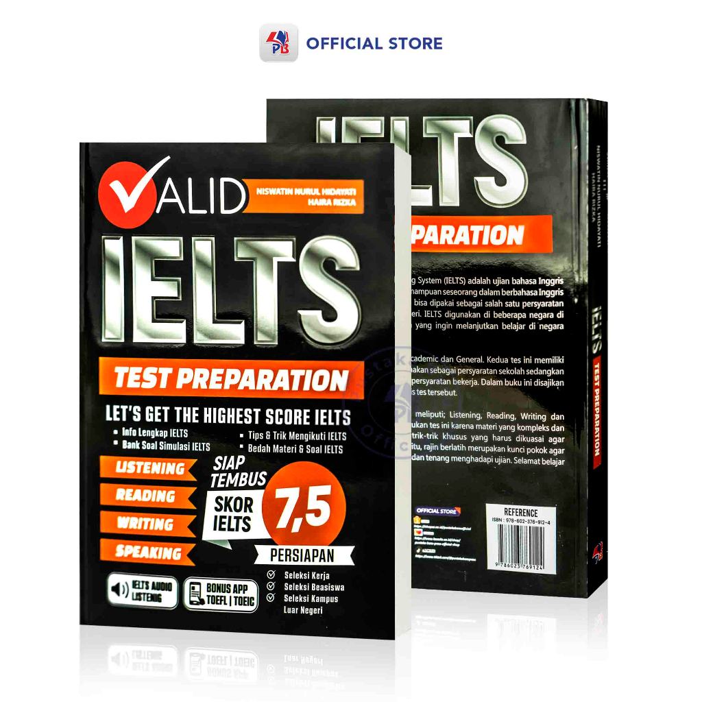 Buku Bahasa Inggris / Valid IELTS Test Preparation – Pustaka Baru Press / Pustaka Baru Press - PB