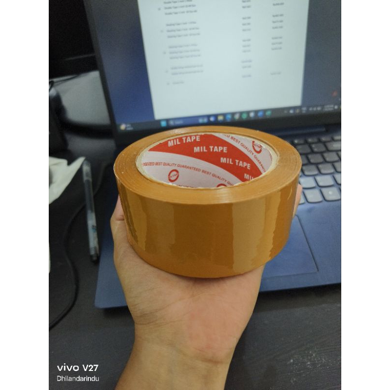 LAKBAN COKLAT 90YARD 100YARD GROSIRRR MILLTAPE KUALITAS DAIMARU