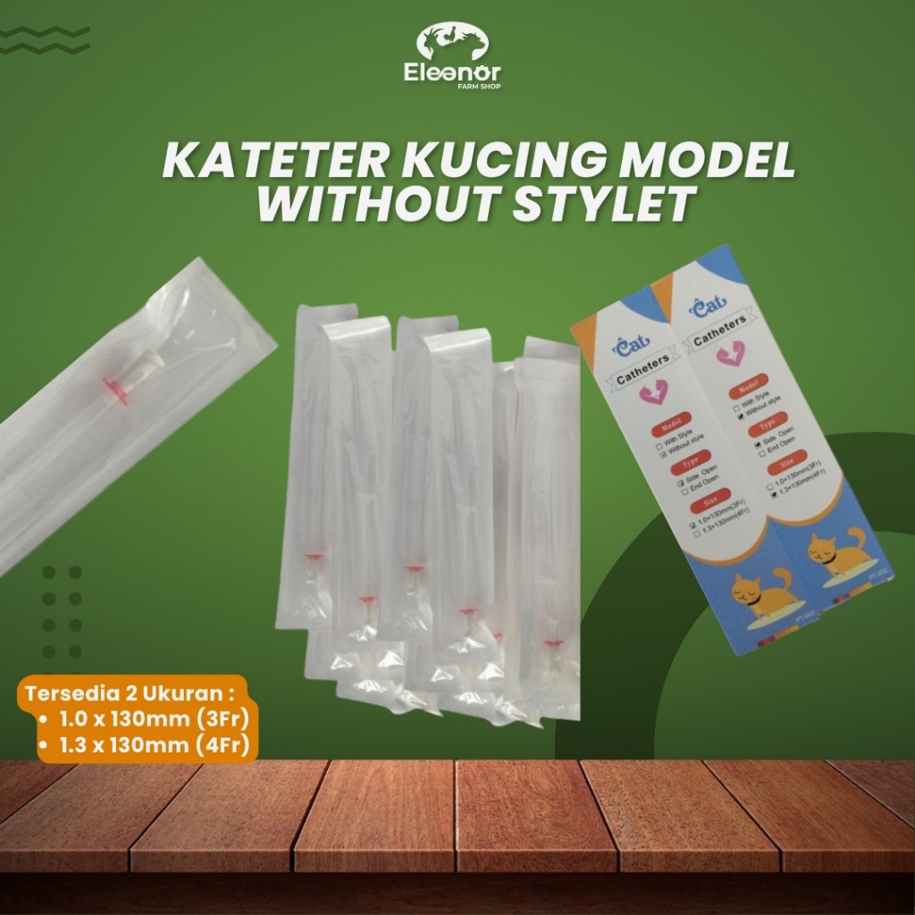 Kateter Urine Kucing Cat Catheter Varian Without Stylet
