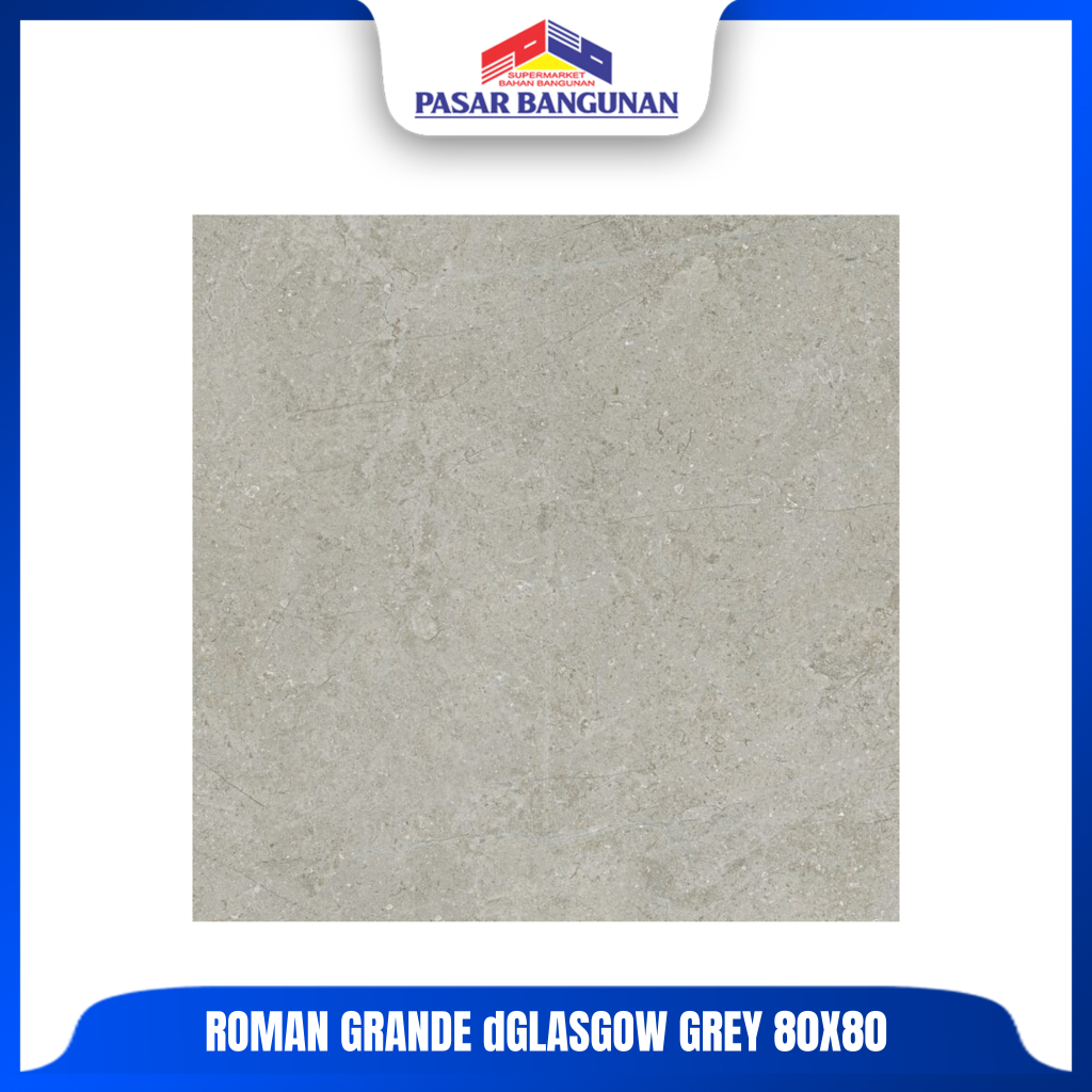 Roman Granit Grande dGlasgow Grey 80x80