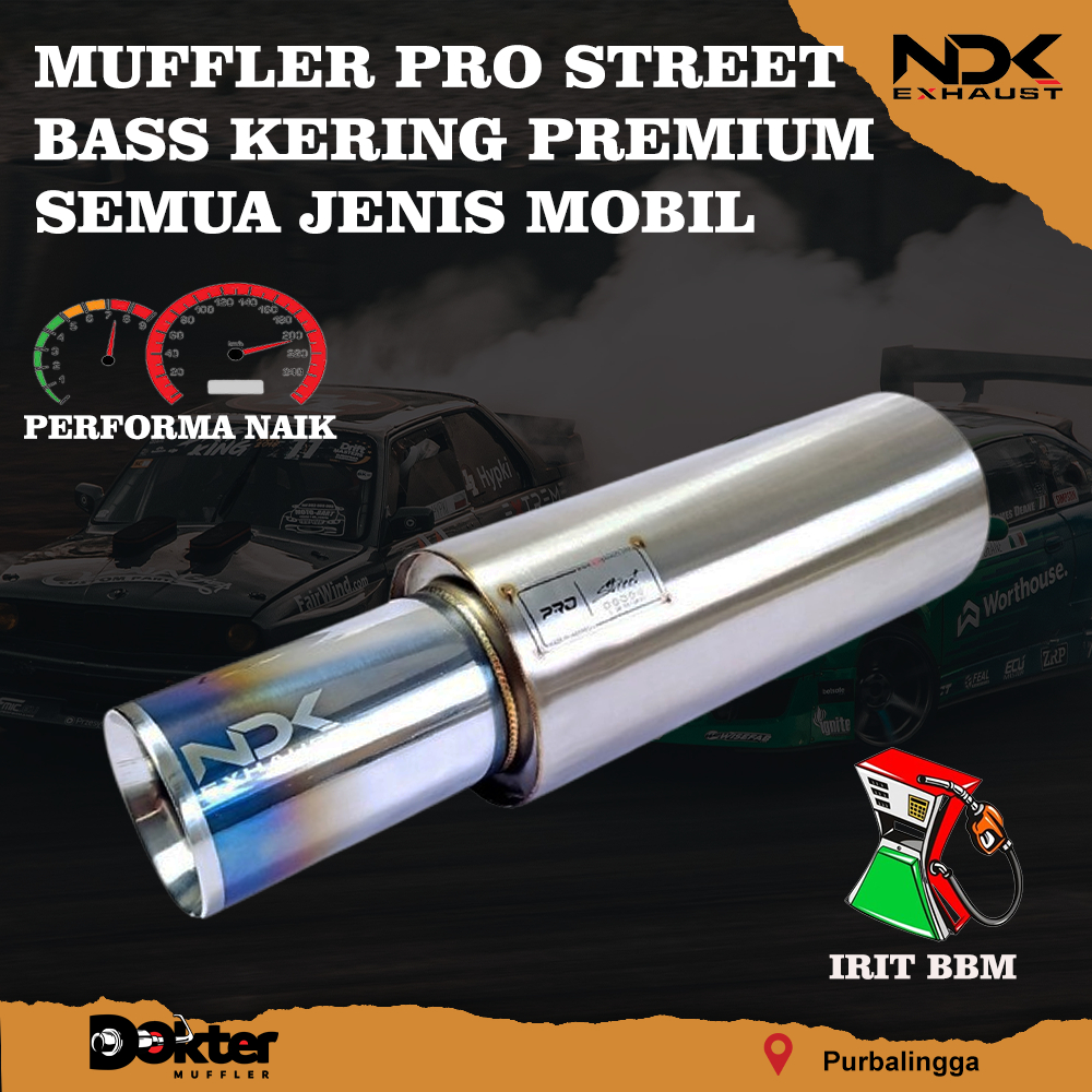 KNALPOT MOBIL RACING NDK EXHAUST PRO STREET SILINCER KENALPOT MOBIL RACING NDK EXHAUST PRO STREET BI