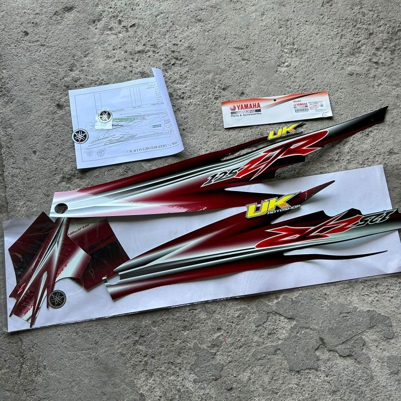 stiker body yamaha 125z zr asli
