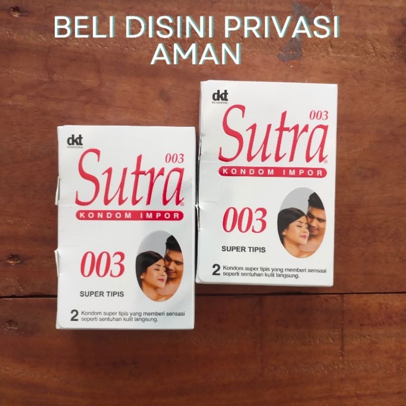 KONDOM SUTRA 003 ISI 2 / SUTRA 003 / SUTRA 003 2PCS