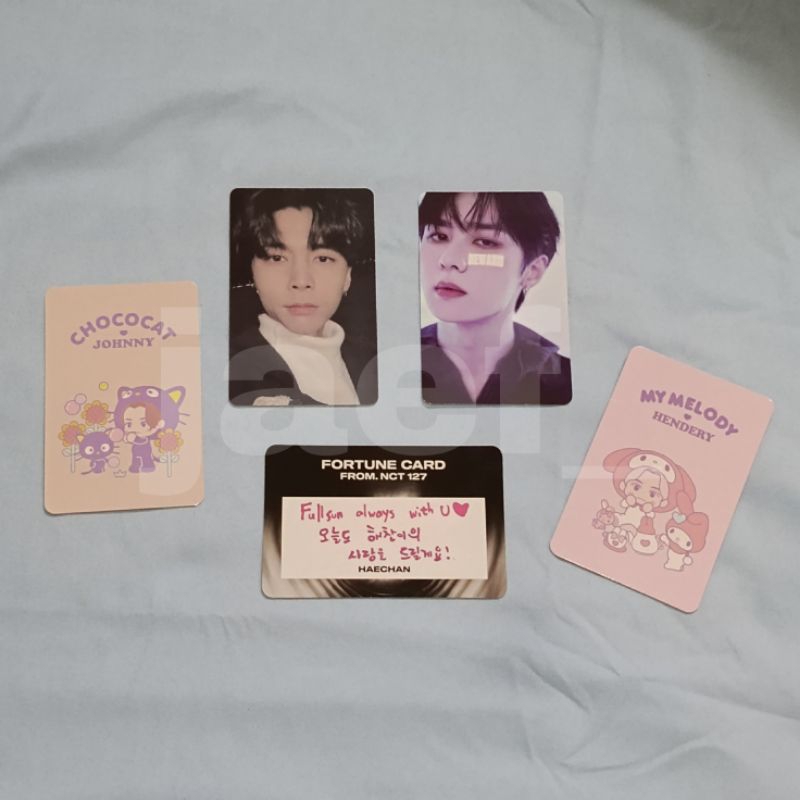 Photocard NCT Lucky Draw Universe Johnny, Haechan, Hendery, Kun (official)