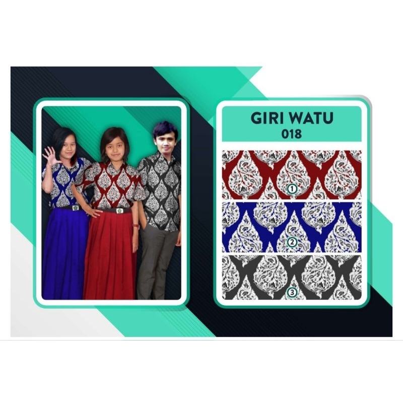 KAIN BATIK SERAGAM SEKOLAH MOTIF GIRI WATU1