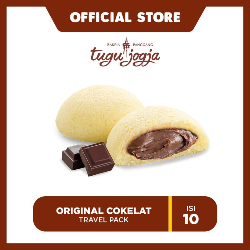 

Bakpia kukus tugu jogja Travel Pack Original Coklat