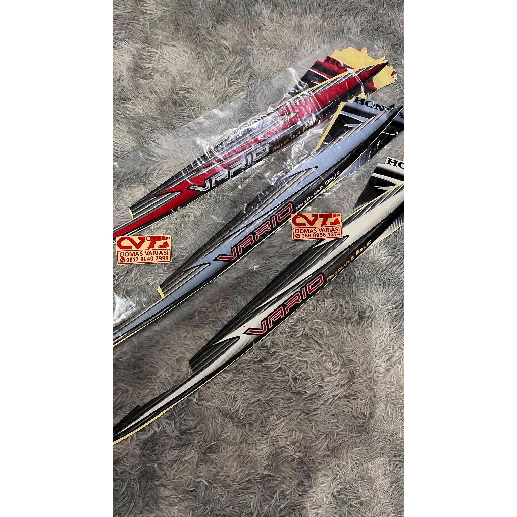 STIKER STRIPING BODY MOTOR HONDA VARIO KARBU 110 2007