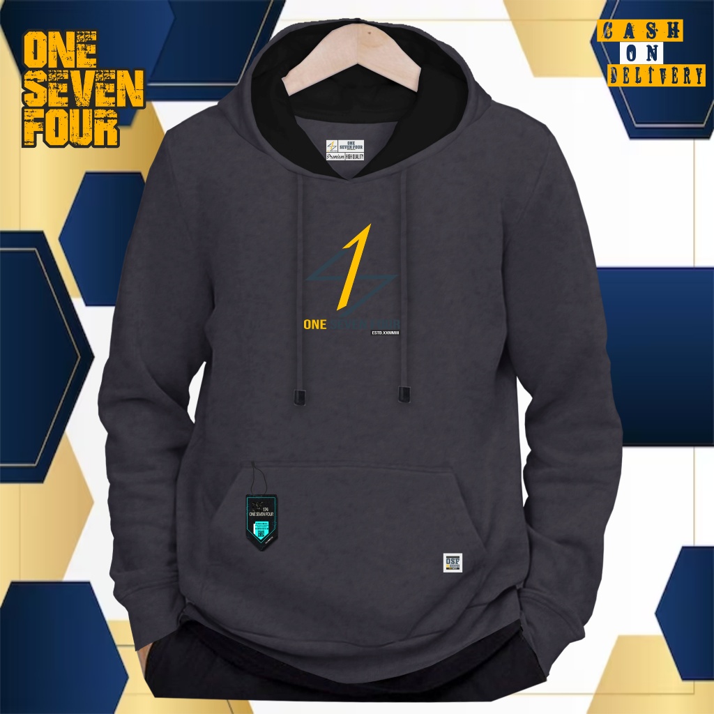 FTHR Sweater Hoodie Pria Original 100% Jaket Hoodie Pria Tebal Keren Hoodie Pria Warna Hitam