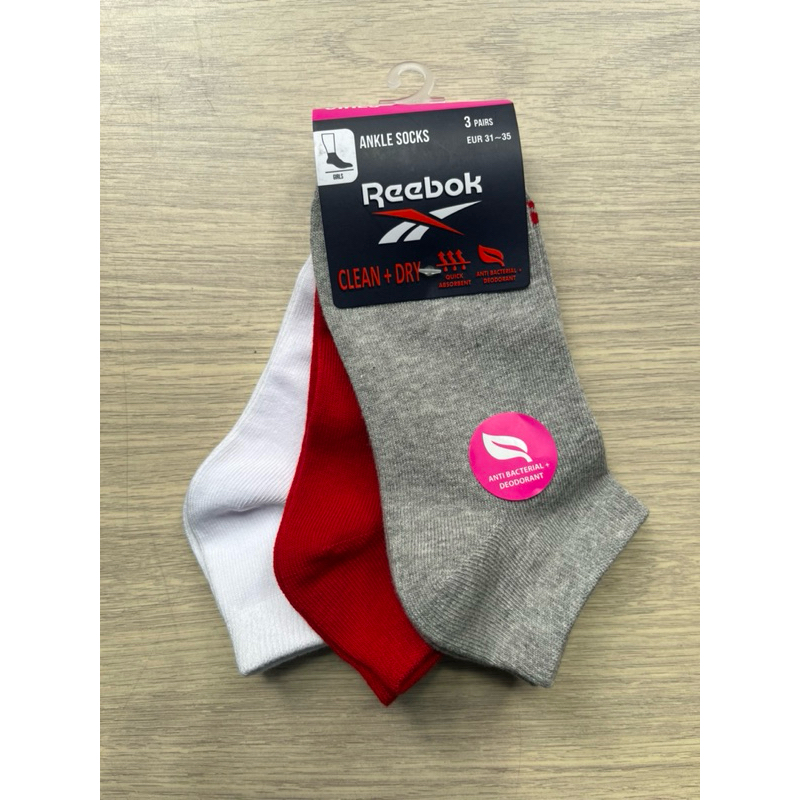 [Lepassend] Reebok kids ankle socks