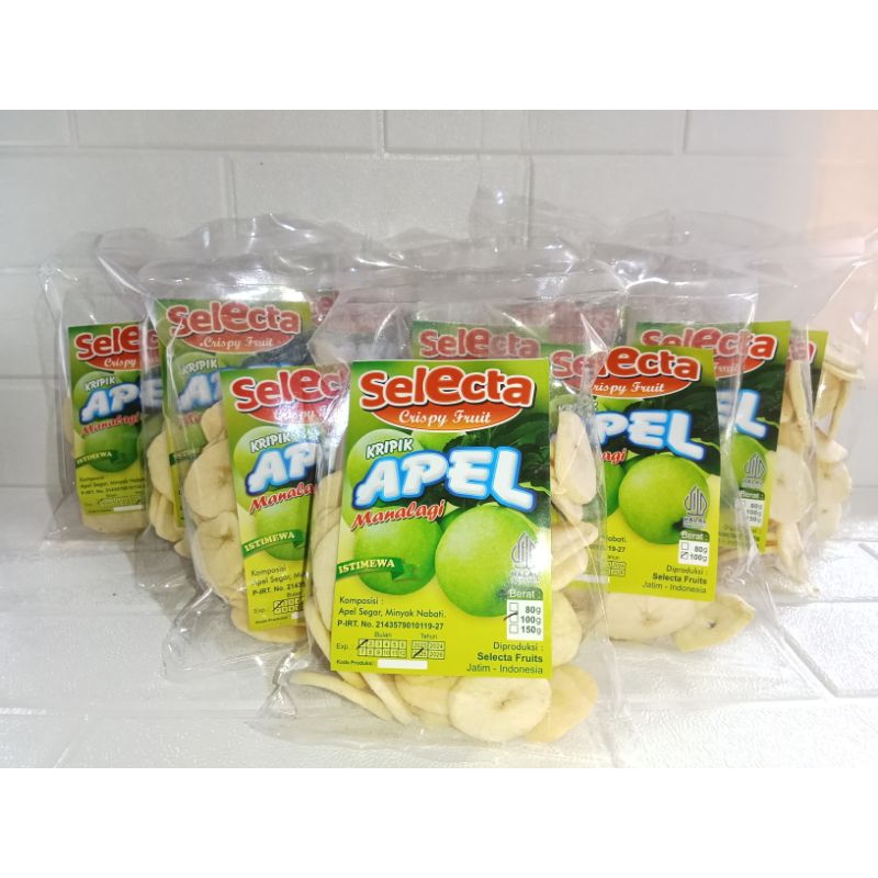 

Keripik Apel Super Selecta 100gr Kemasan Transparan Oleh Oleh Khas Batu Malang by Jeng Linda