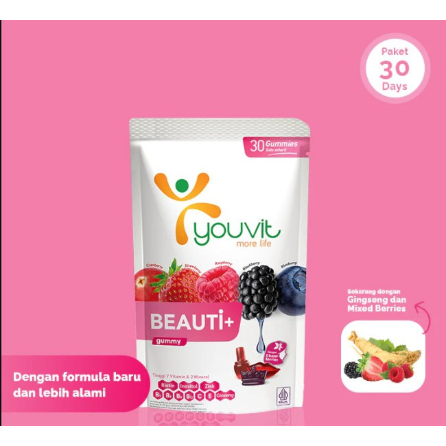 YOUVIT Multivitamin Gummy Beauti+ 30 Days Vitamin