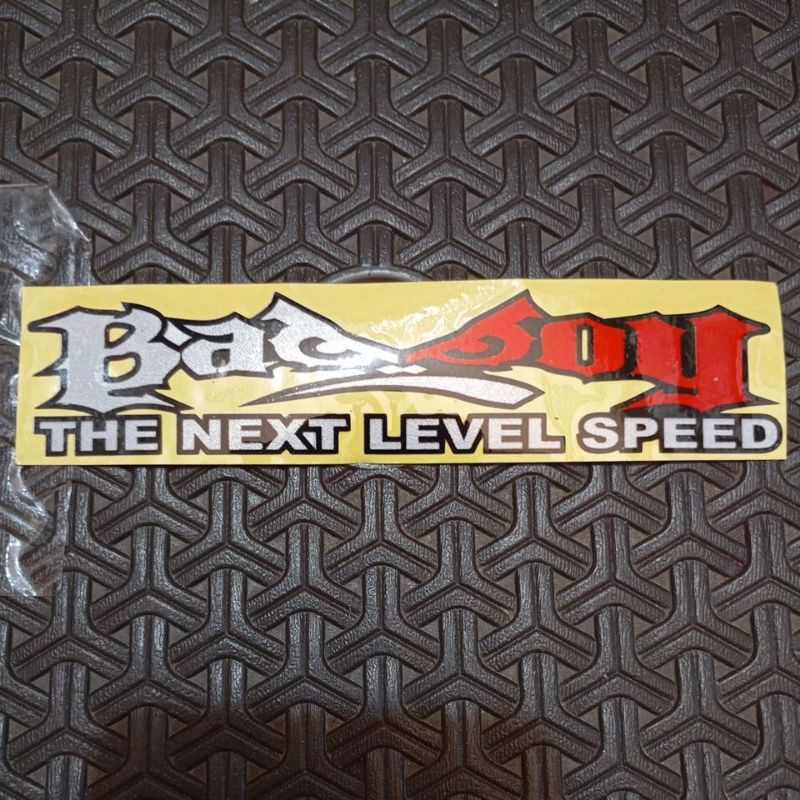 

stiker gambar tulisan badboy the next level speed