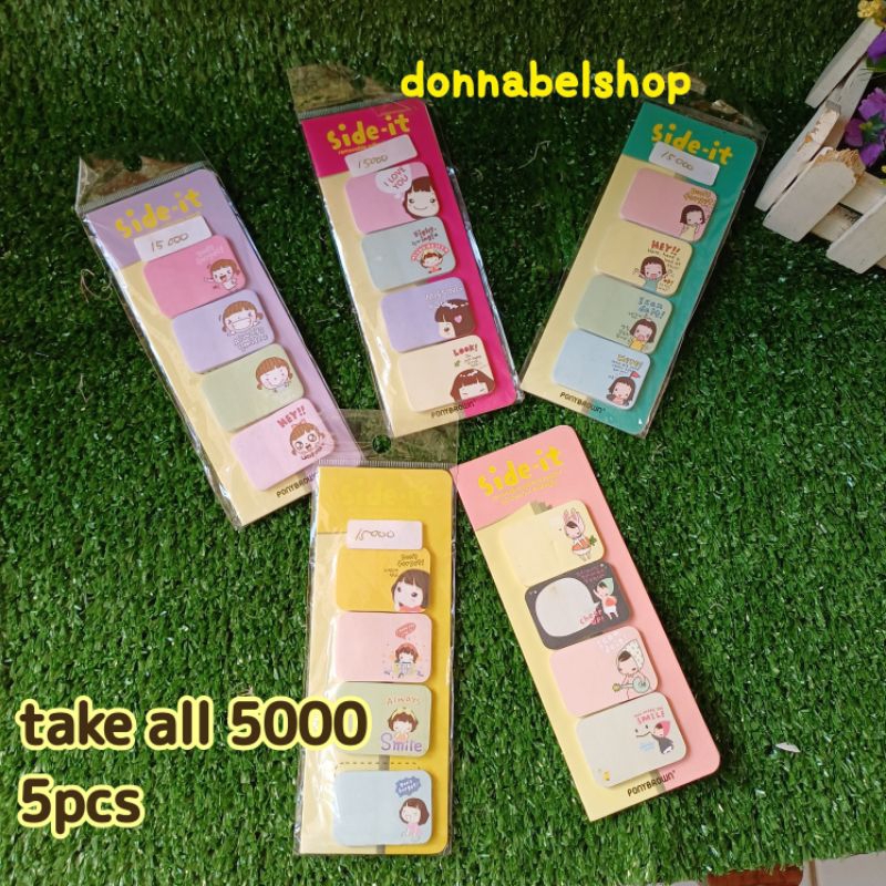 

PAKET 11 POST IT | JOURNAL STICKER | JOURNAL BOOK | MEMOPAD LUCU | NOTES MINI