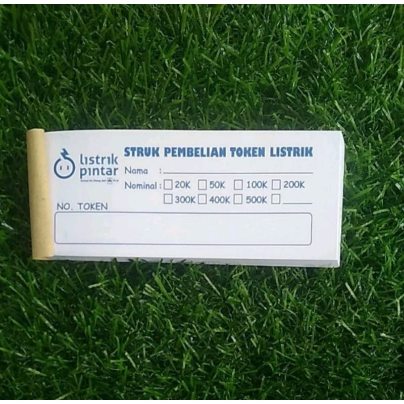 

STRUK TOKEN LISTRIK KECIL READY STOK