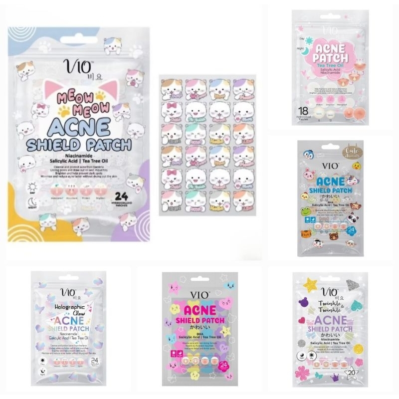 [READY] Vio Acne Shield Patch 18 / 24  patches BSD Tangerang Selatan Stiker Jerawat Lucu Cute Animal