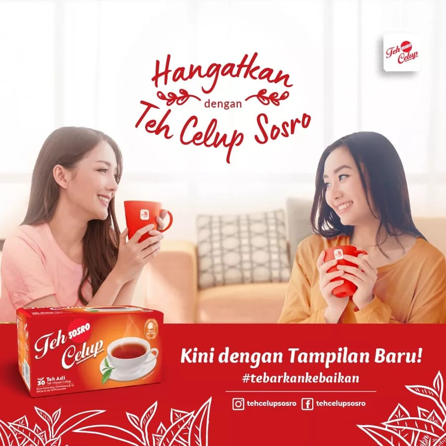 

TEH SOSRO Teh Hitam Celup Isi 15 25 30 Tea Bags - Teh Berkualitas