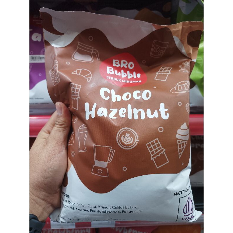 

Bubuk Minuman Bro Bubble Rasa Choco Hazelnut