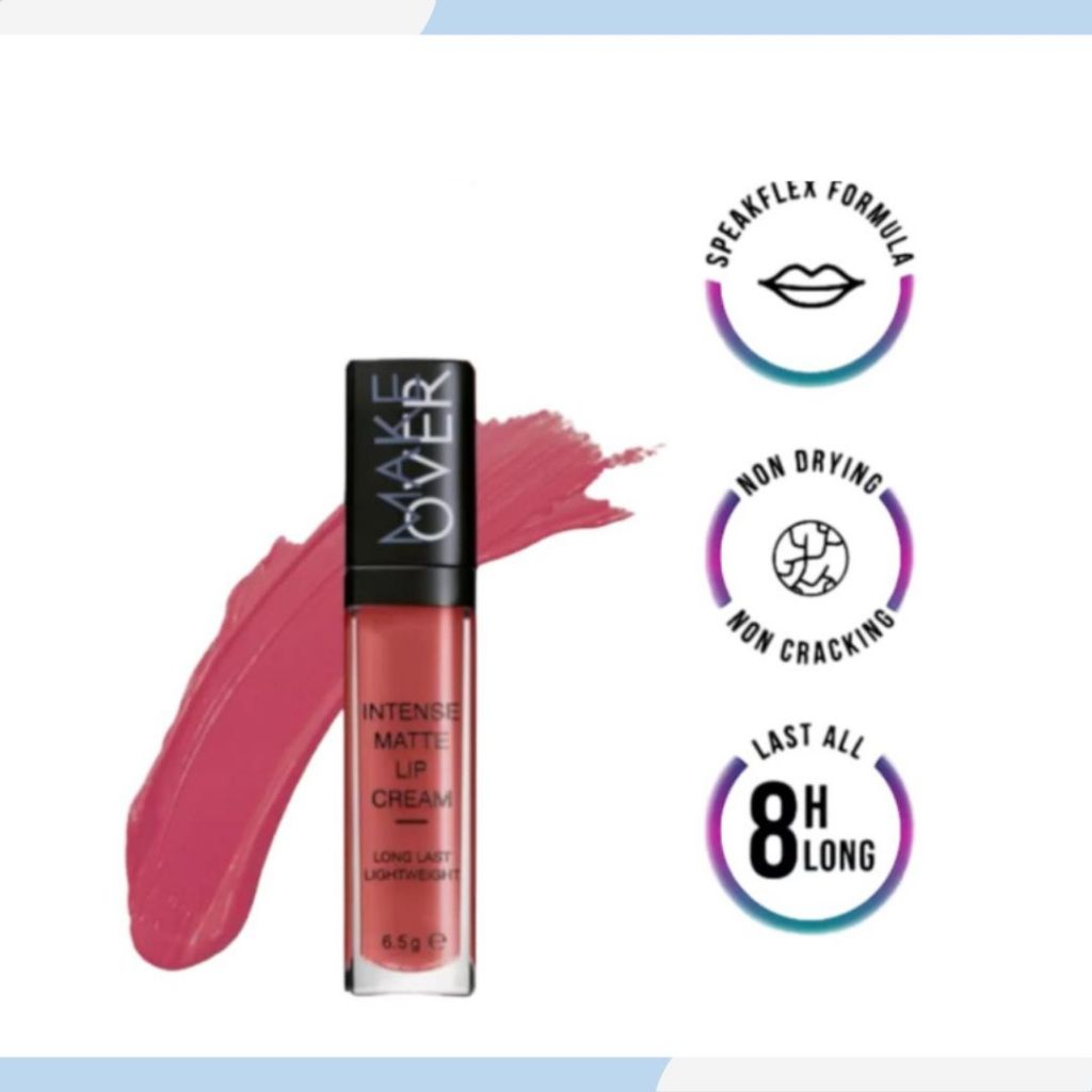 Make Over Intense Matte Lip Cream Last 8 Hours Long 6.5g