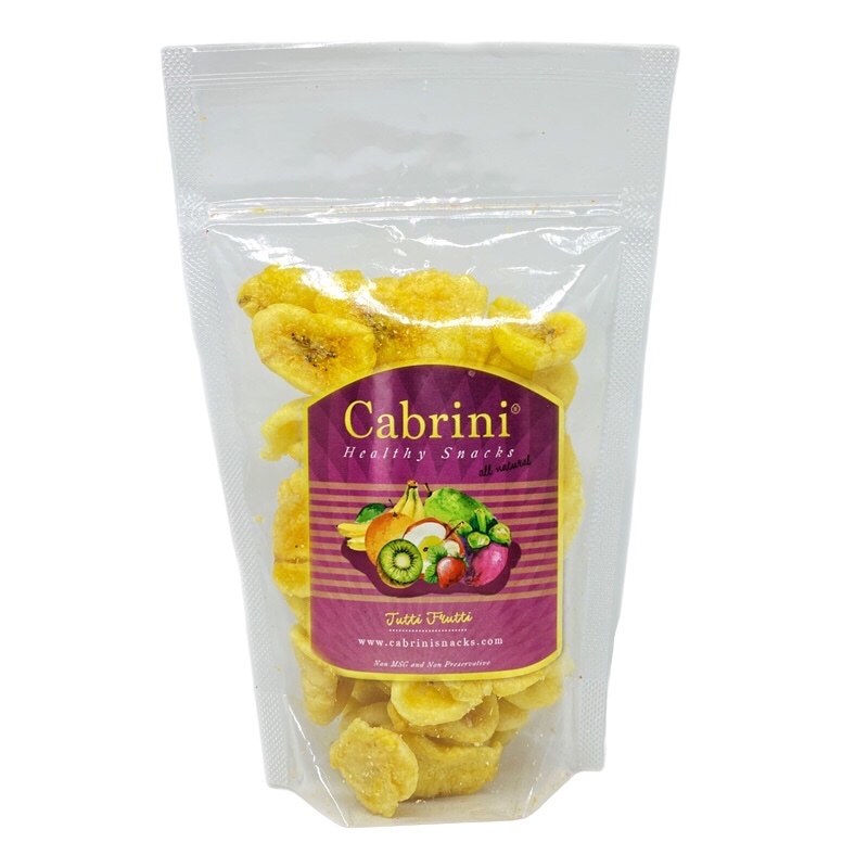 

CABRINI SNACKS Keripik Pisang 120 g Keripik buah Cemilan Sehat Diet Viral Vacuum Fried