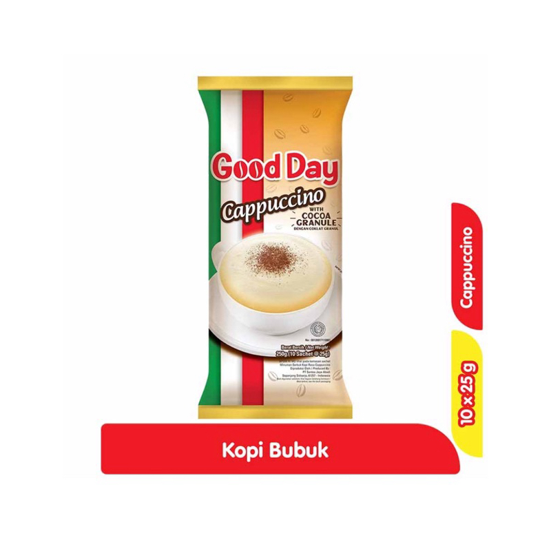 

Good Day Kopi Instan Cappuccino 10 x 25 gram